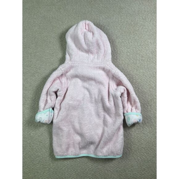 Just Born Baby Girl Pink Hooded Octopus Bath Robe Size 0-9 Months Terry Cloth - Picture 8 of 8